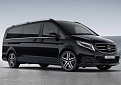 Rent minivan with driver in Paris Mercedes V class